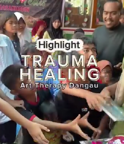 Art Therapy Dangau #7: Warna-Warni Pemulihan Trauma di Malalak, Agam