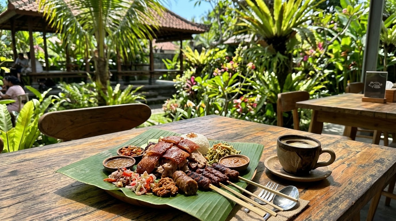 Mengenal Babi Guling Lokha Batuan: Kuliner, Tempat Kopi, dan Area Acara Asri di Bali
