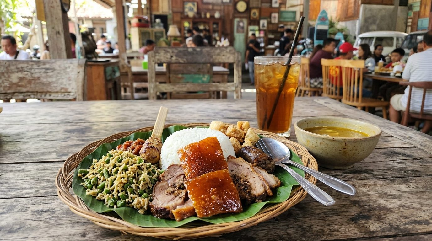 Cita Rasa Babi Guling Lokha Batuan: Kuliner Khas Bali di Tempat Estetik dan Ramah di Kantong