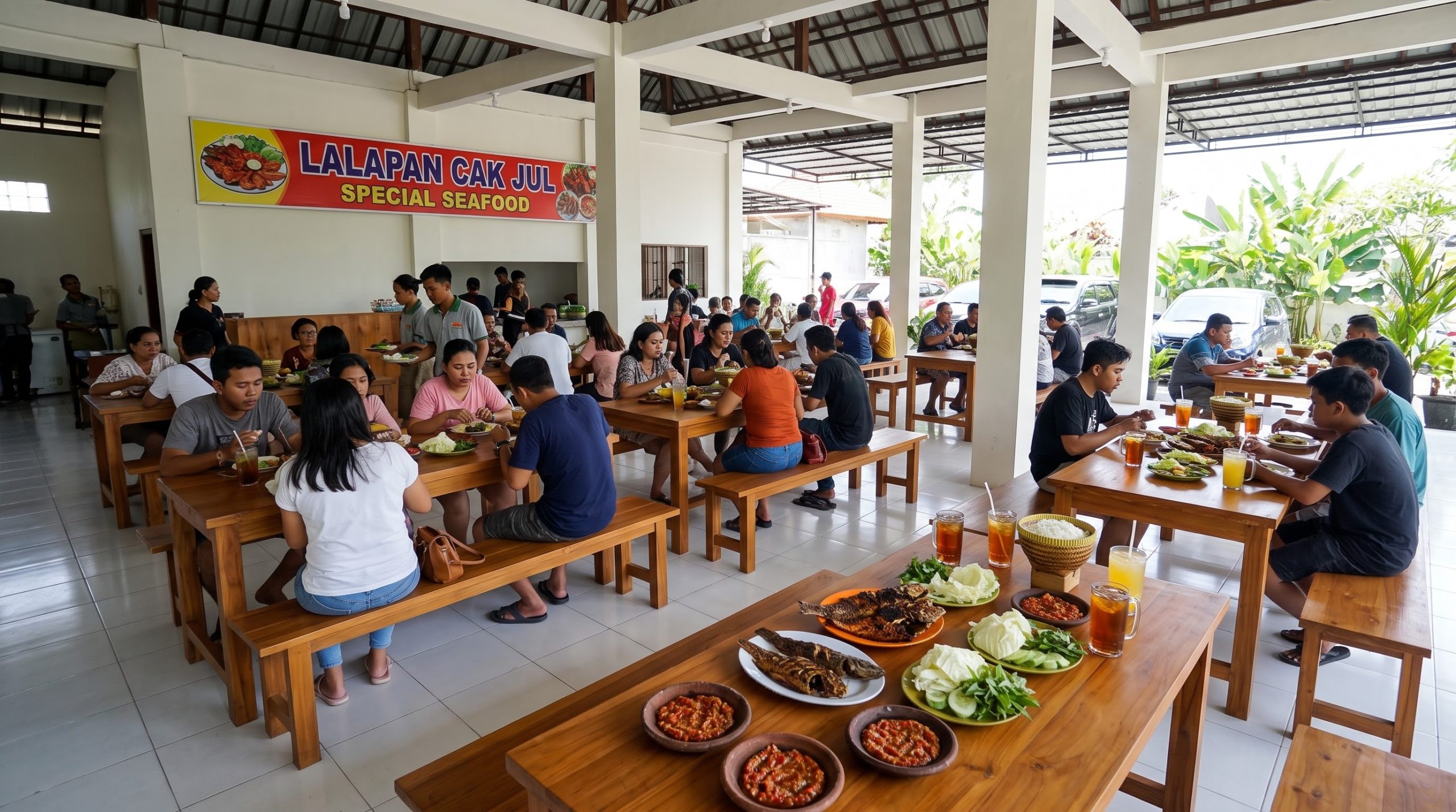 Lalapan Cak Jul: Kuliner Special Seafood Favorit di Bali dengan Cabang Terbaru di Klungkung