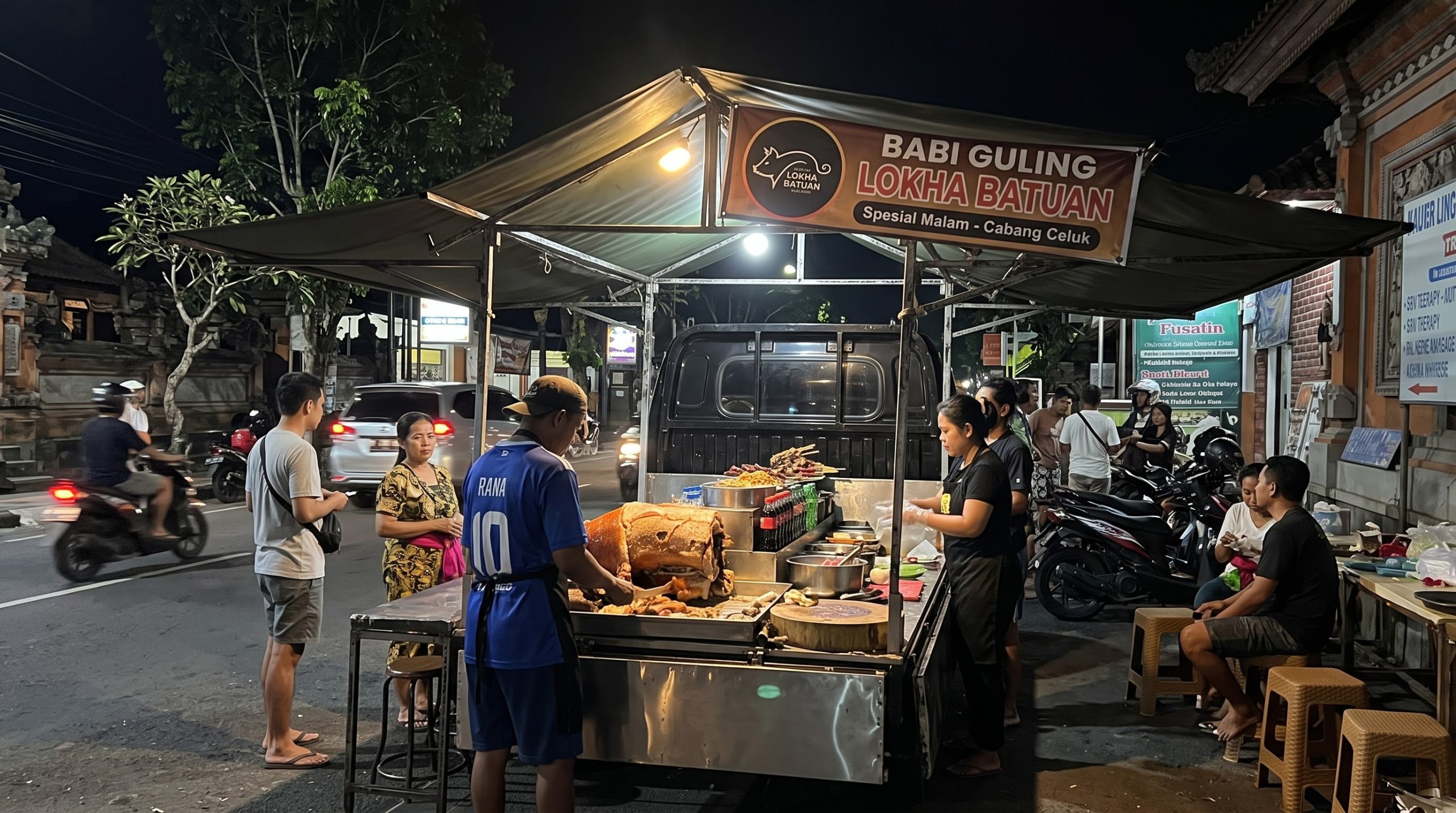 Babi Guling Lokha Batuan: Menikmati Kuliner Khas Bali dari Konsep Kafe Hingga Food Truck Malam