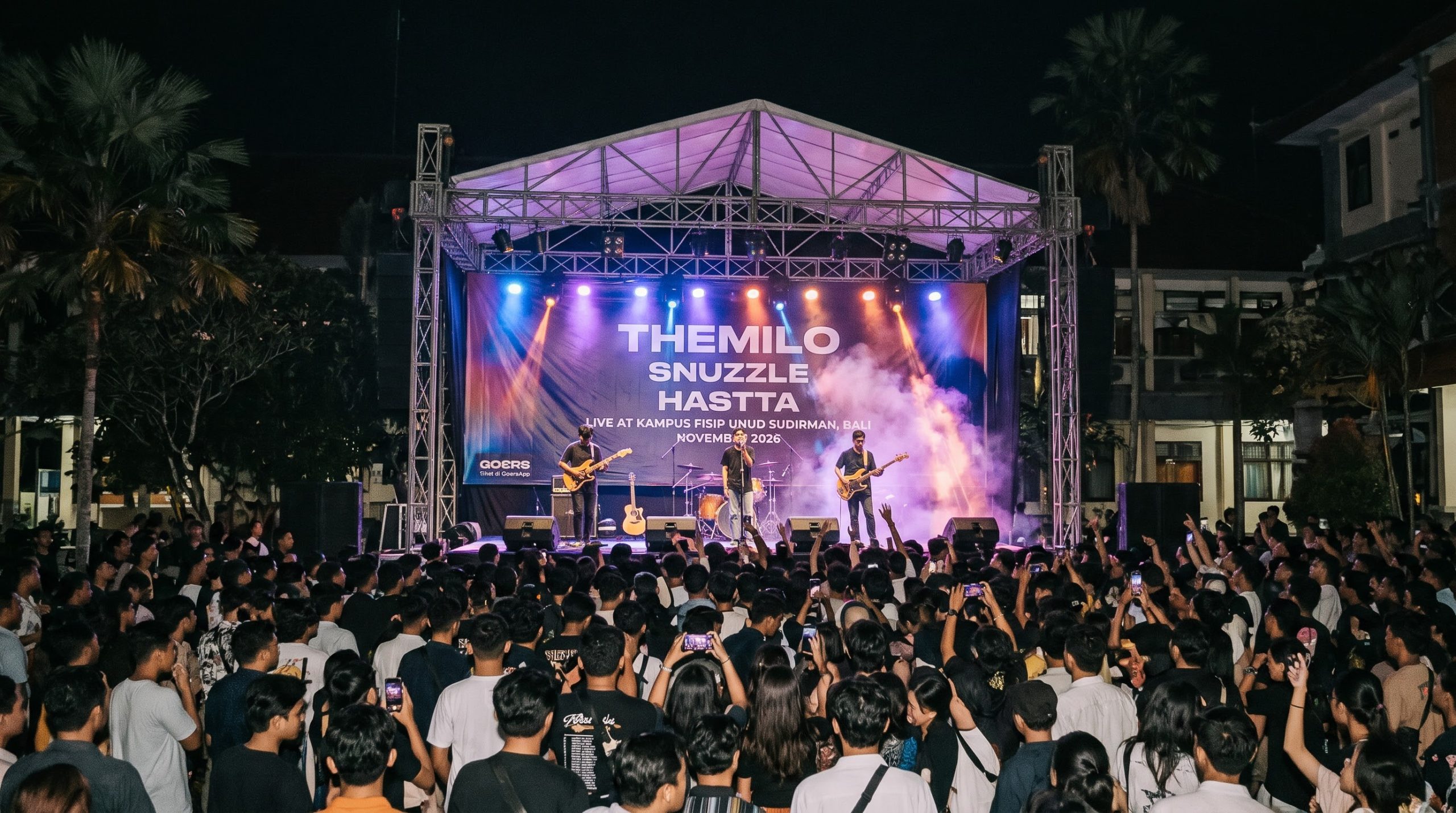 THEMILO, Snuzzle, dan Hastta Siap Guncang Denpasar, Tiket Dijual Lewat GoersApp