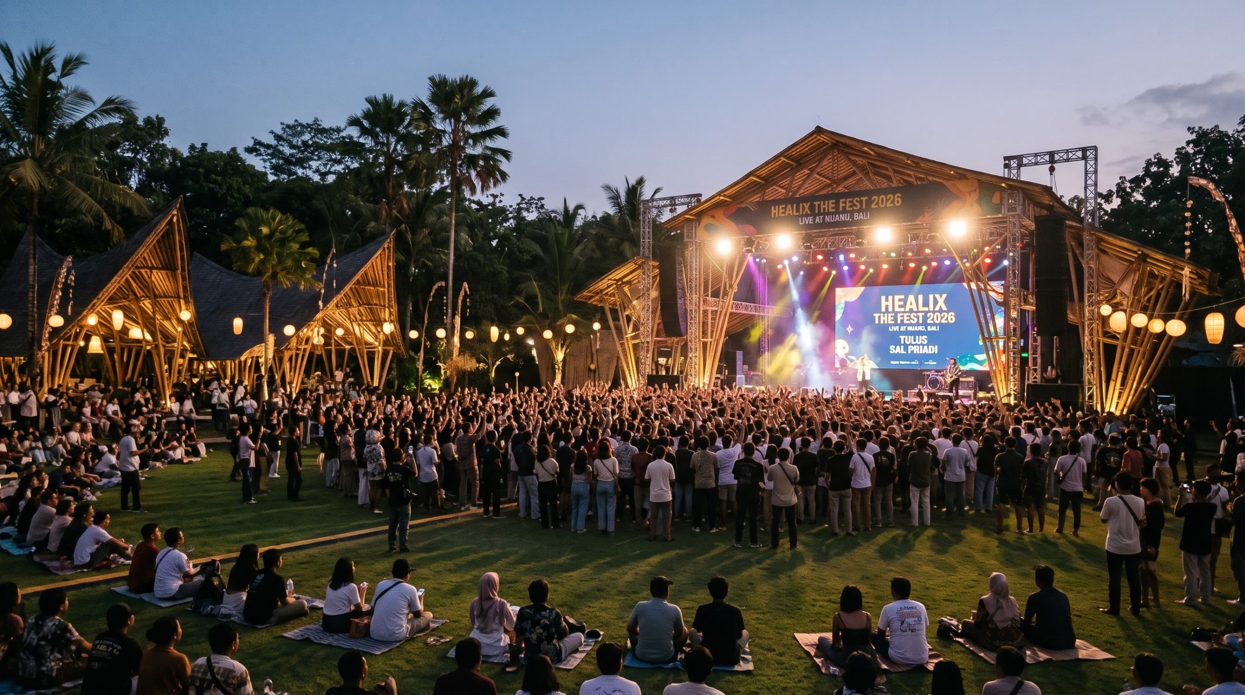 Tulus dan Sal Priadi Siap Berbagi Panggung di Festival Musik Healix The Fest Bali 2026