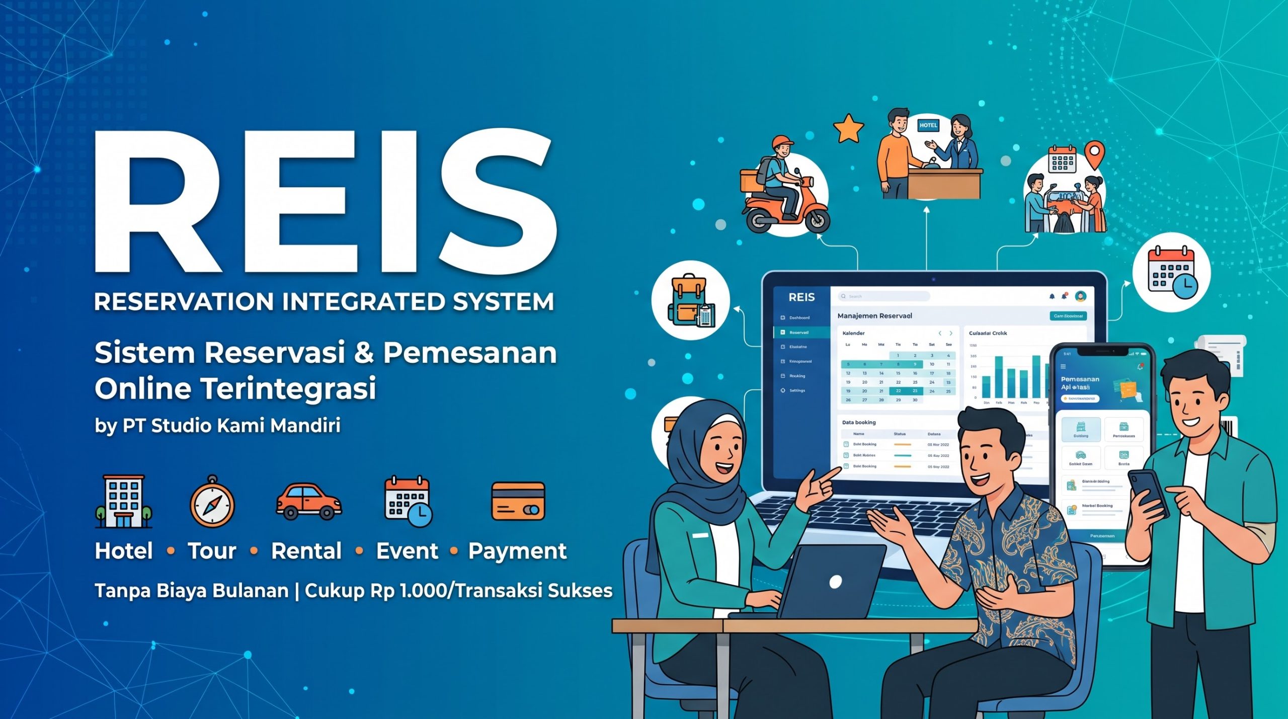 REIS: Platform Reservasi & Pemesanan Online Terintegrasi